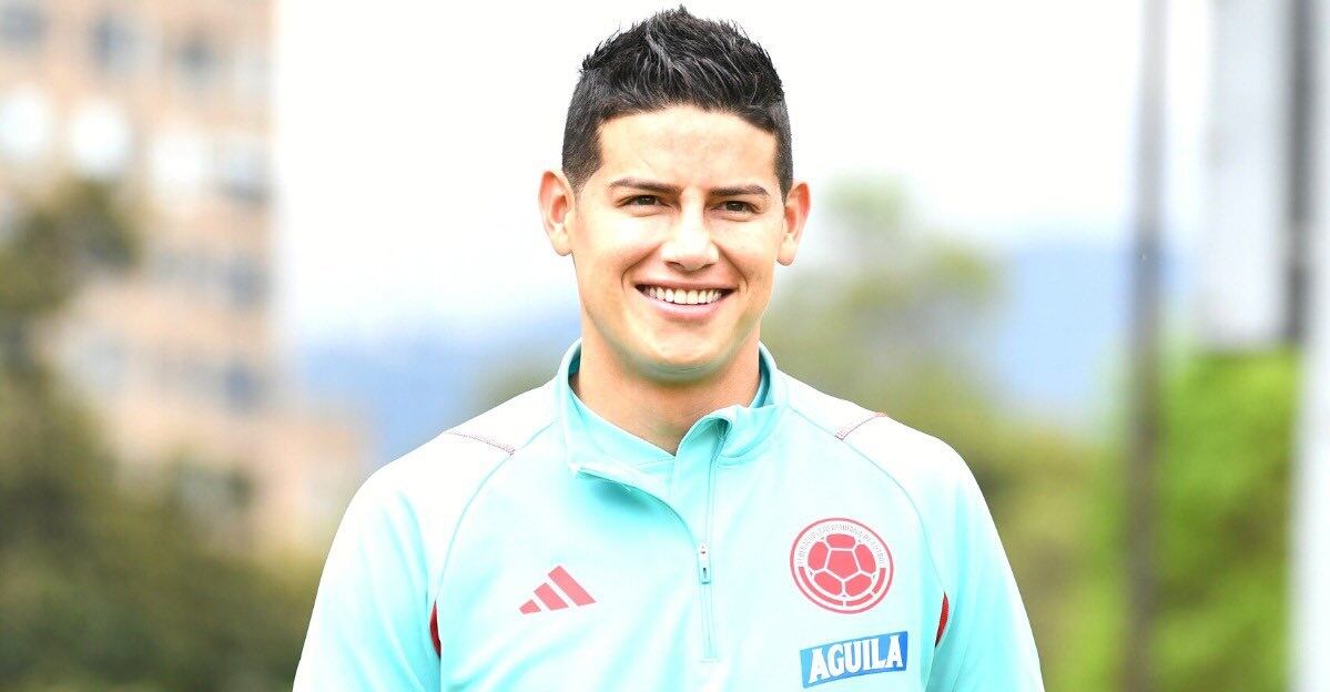 James Rodríguez entrenando en la sede de la FCF durante su paso por Bogotá / FCF.