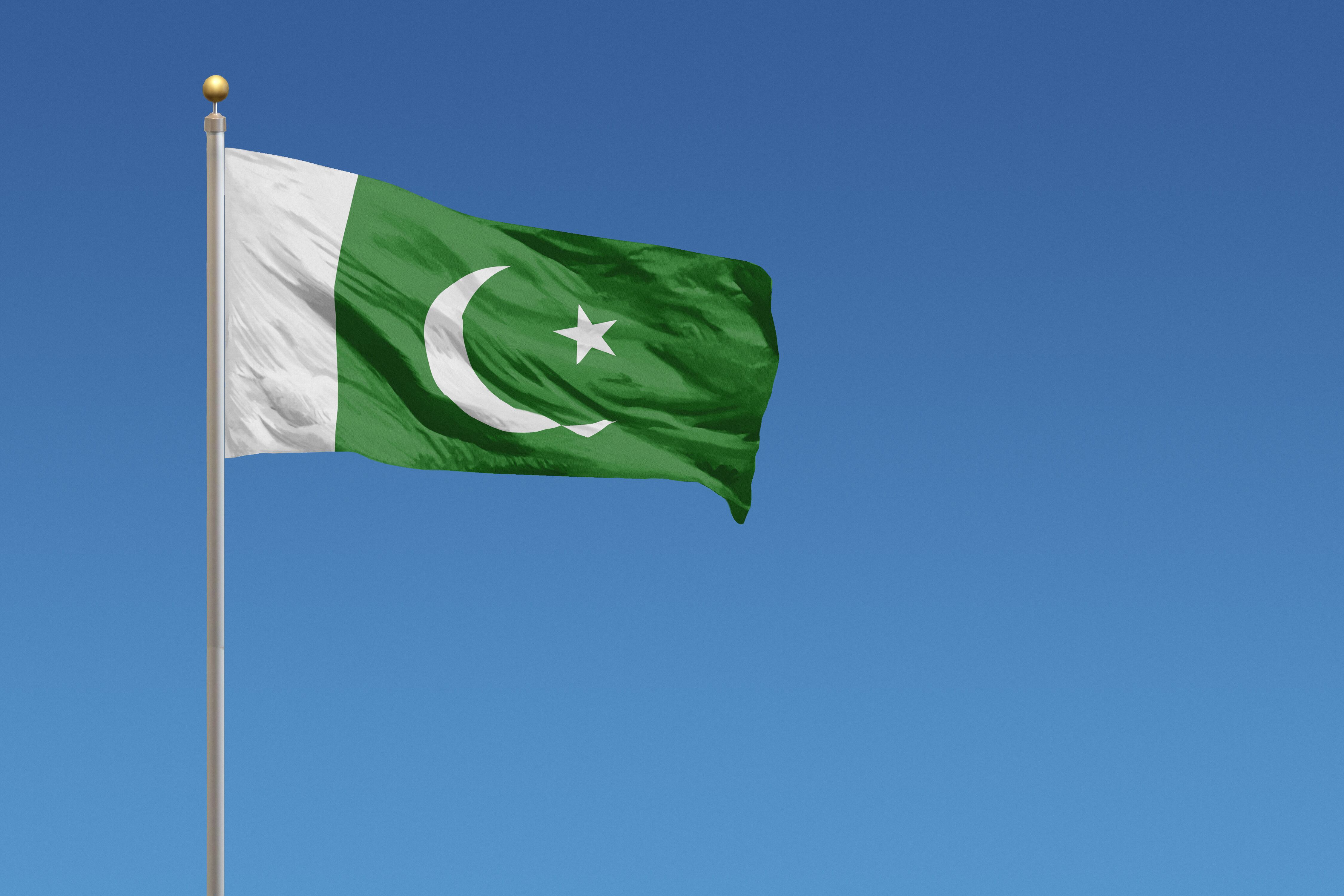 Bandera de Pakistán, imagen de referencia. FOTO: Getty Images