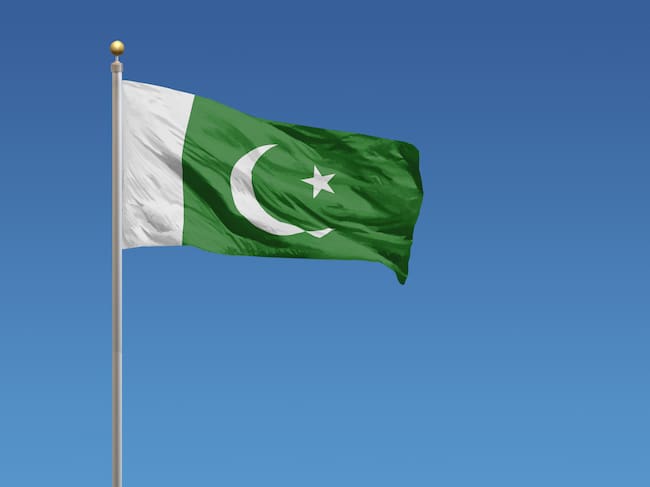 Bandera de Pakistán, imagen de referencia. FOTO: Getty Images