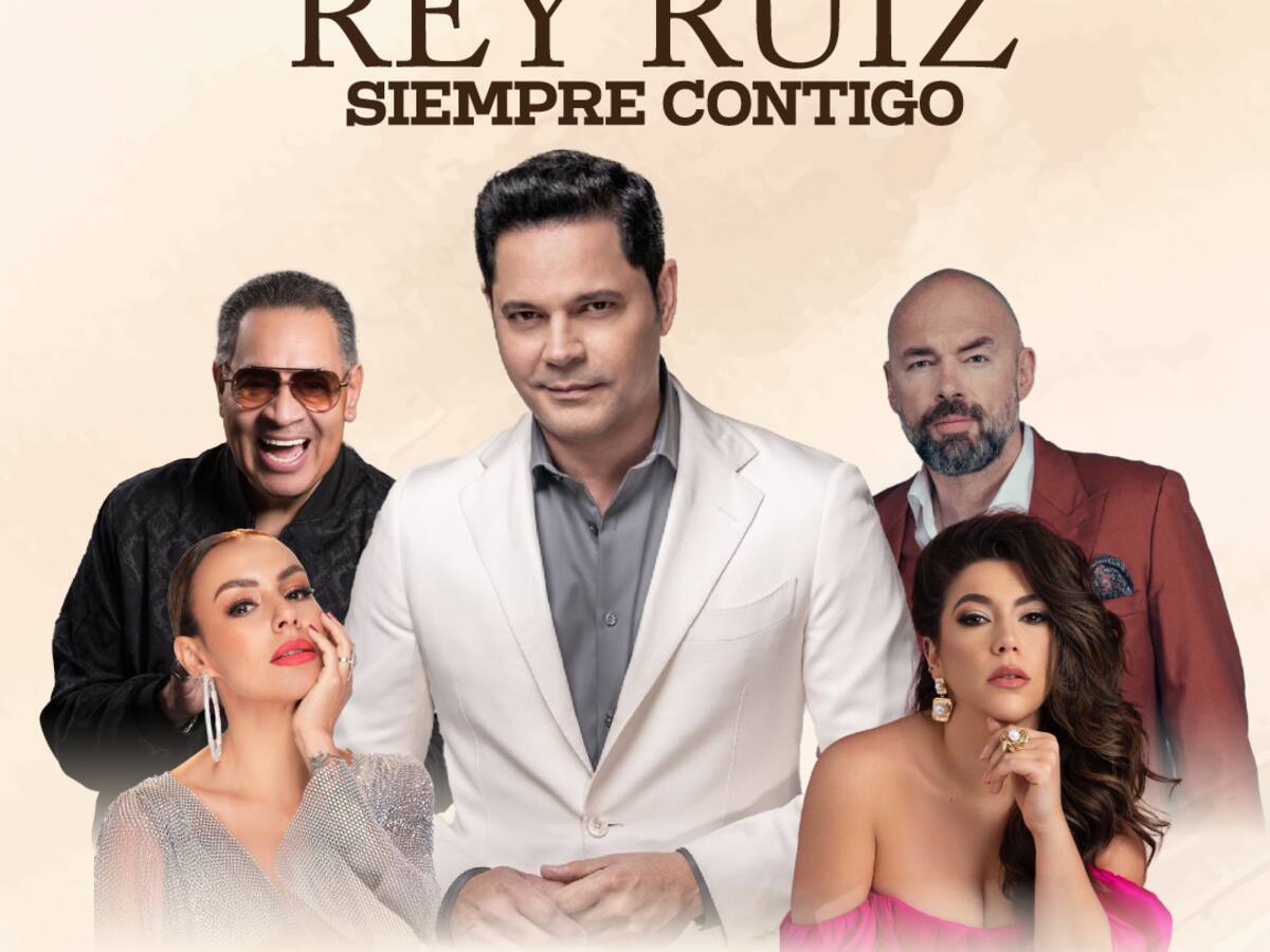 Bogotá vibrará con Rey Ruiz y su gira “Siempre Contigo” el próximo 9 de mayo