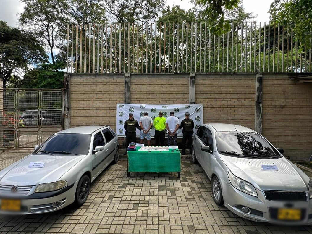 Capturados por robar más de 30 millones en Necoclí- foto policía Urabá