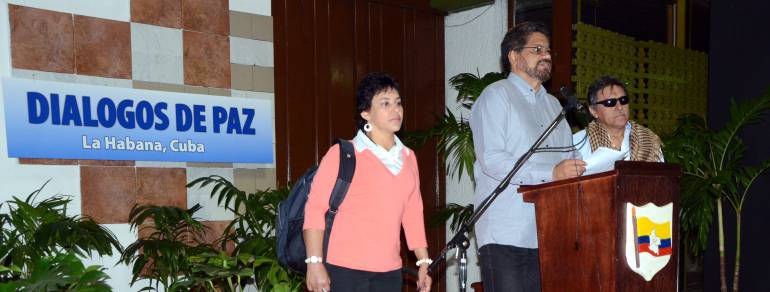 Diálogos de paz en La Habana. 