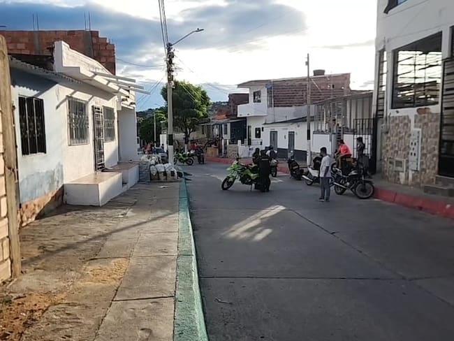 Policía resultó herido en medio de un procedimiento en el barrio Circunvalación / Foto: Noticias Cúcuta 75