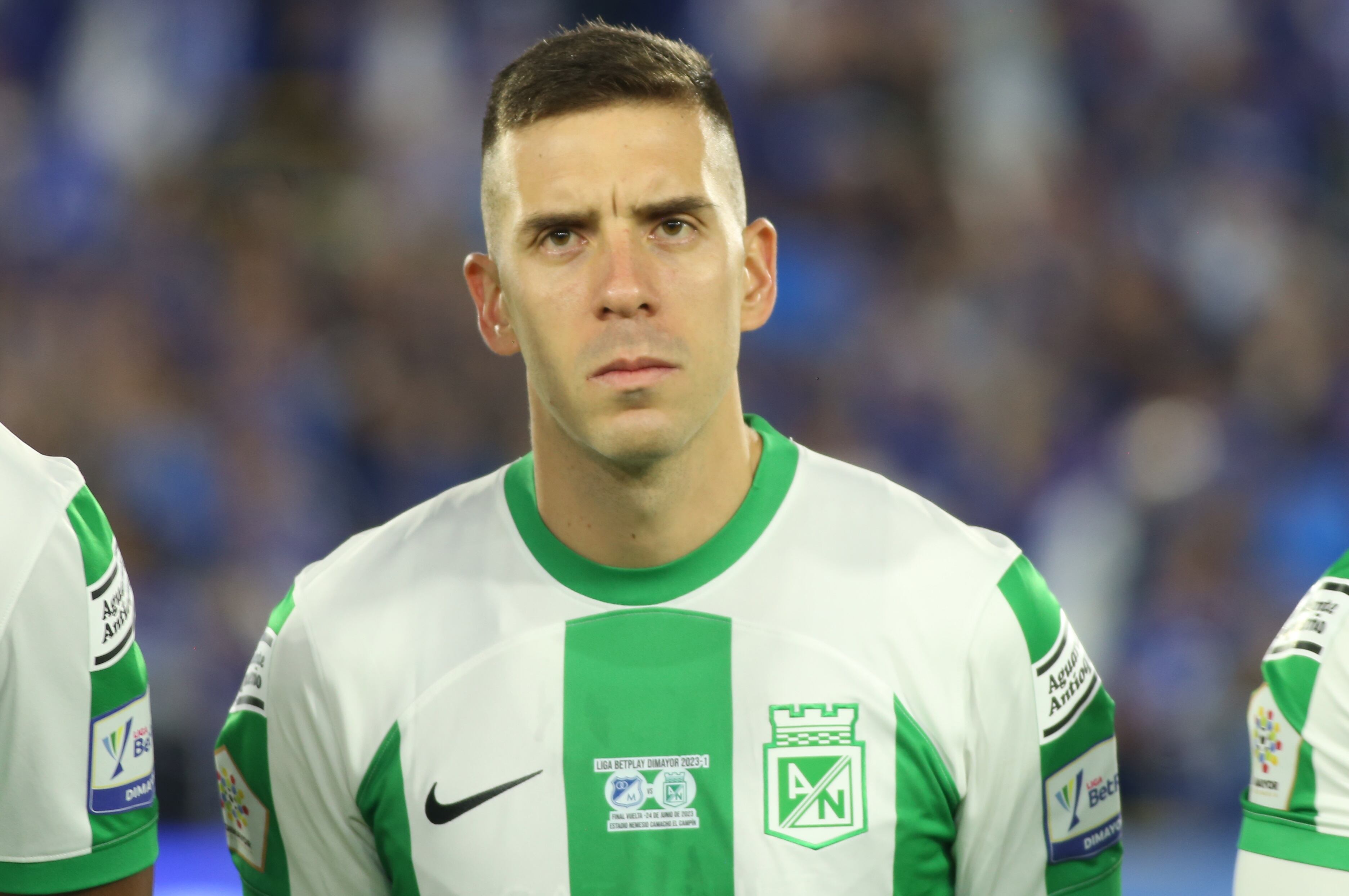 Juan Felipe Aguirre con Atlético Nacional (Foto por Daniel Garzon Herazo/NurPhoto via Getty Images)