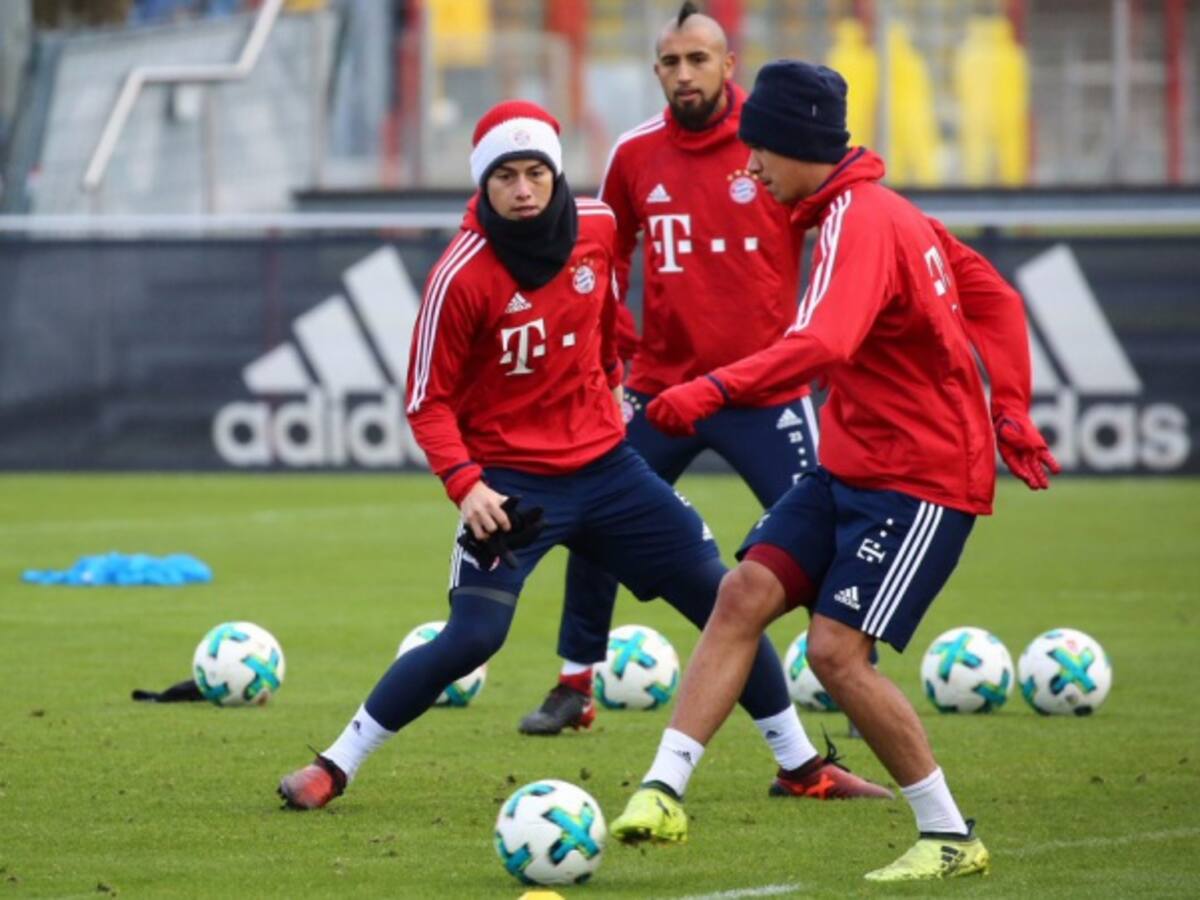 James se reincorporó a los entrenamientos del Bayern Múnich