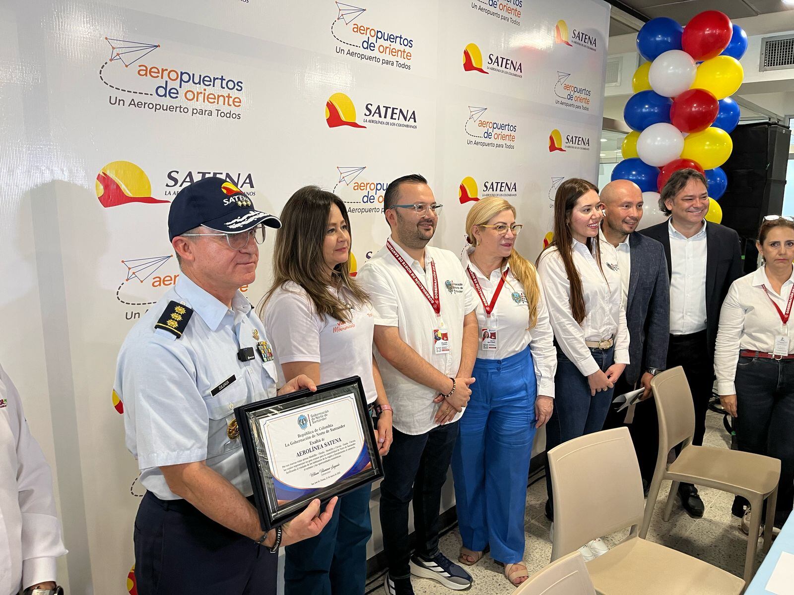 Vuelo inaugural Medellín - Cúcuta - Ocaña. / Foto: W Radio Cúcuta.