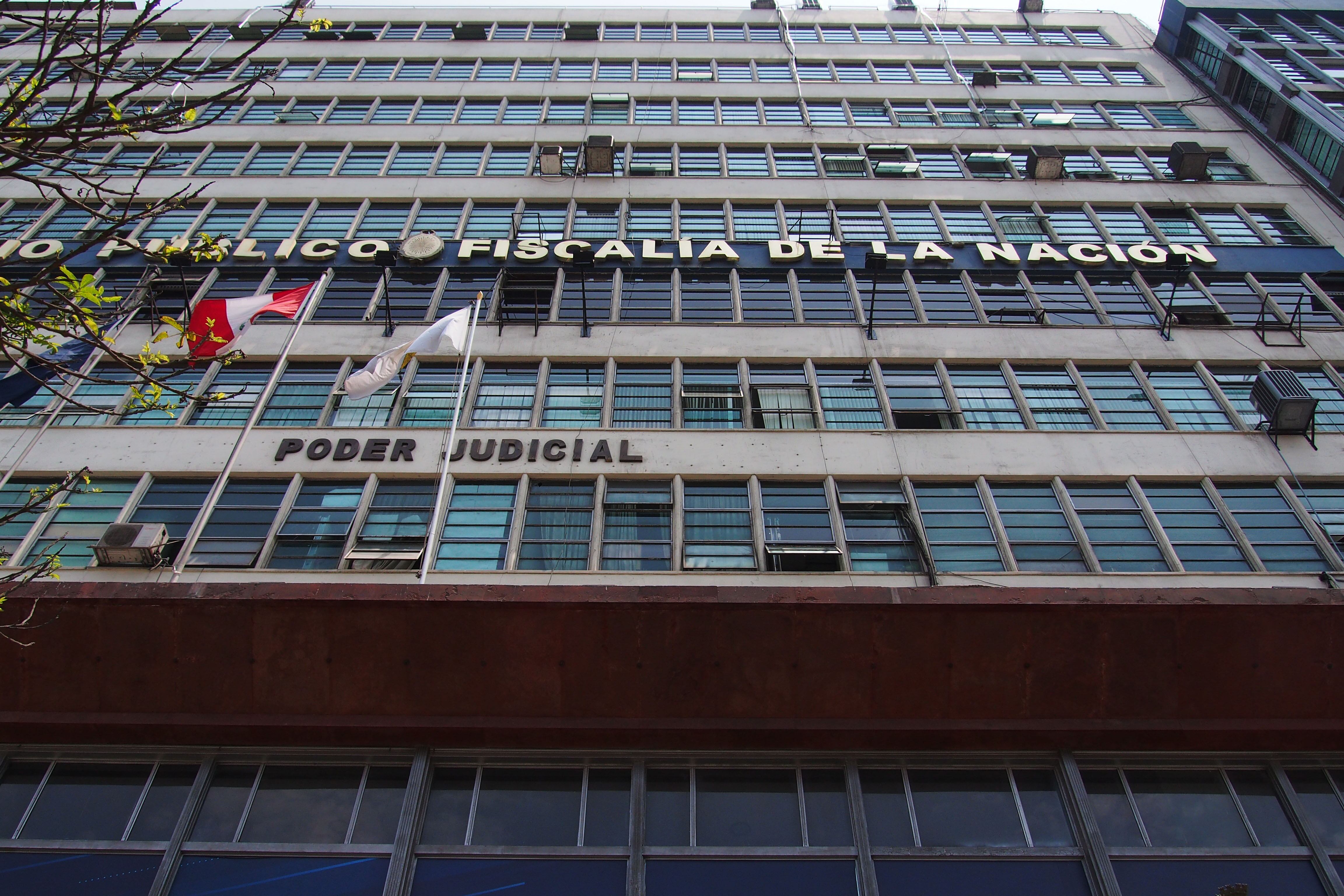 LIMA, PERU - 2022/12/09: Facade of the offices of the National Prosecutor's Office (Public Ministry). The National Prosecutor is in charge of the accusation for the alleged crime of rebellion against the former president of Peru, Pedro Castillo, who attempted to carry out a coup on December 7. (Photo by Carlos Garcia Granthon/Fotoholica Press/LightRocket via Getty Images)