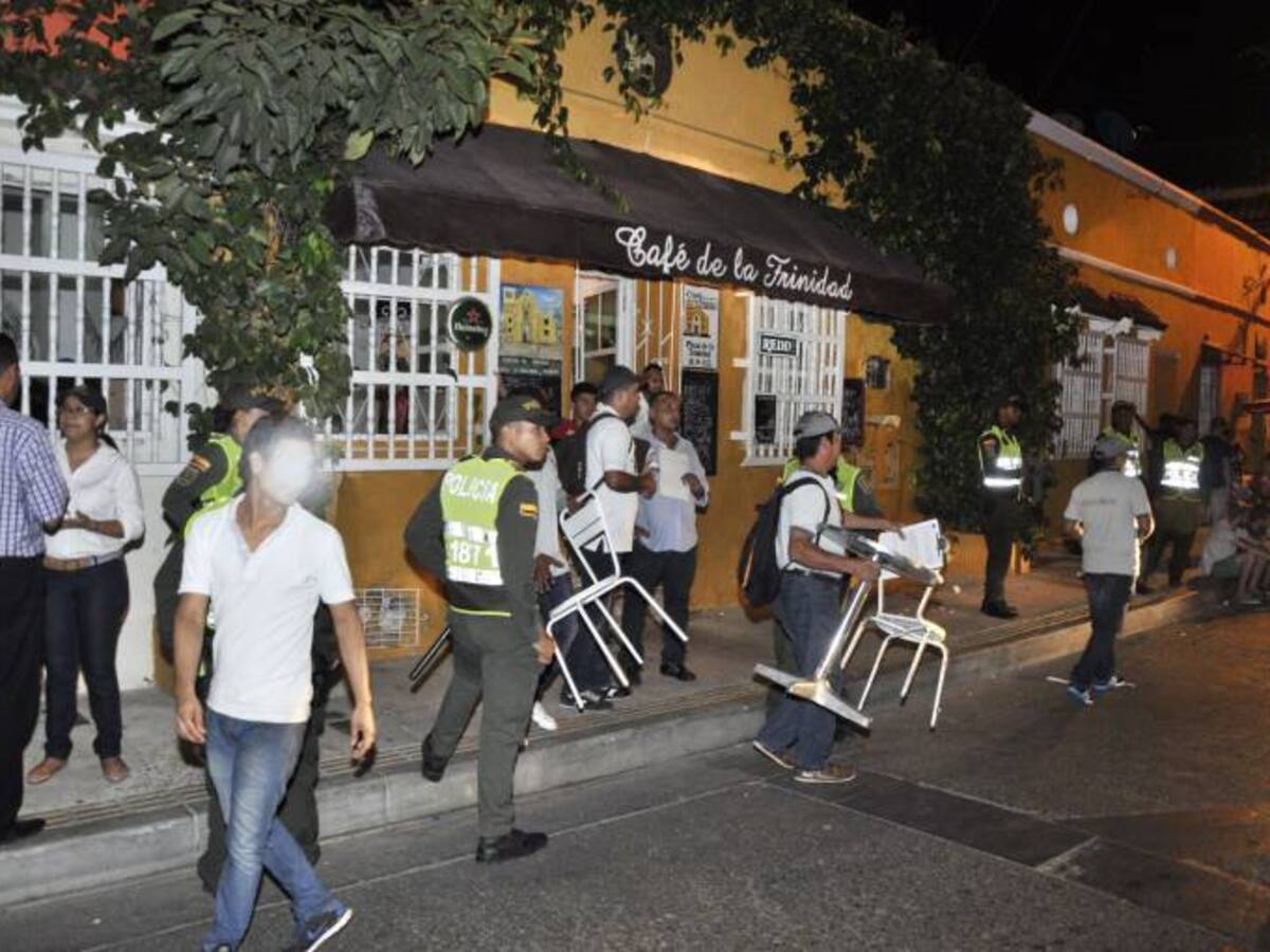 Intensifican operativos de control en el tradicional barrio de Getsemaní