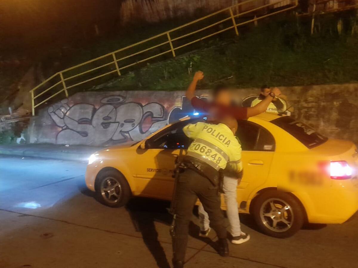 Por presuntos hurtos a taxistas de Manizales, fueron capturadas 3 personas