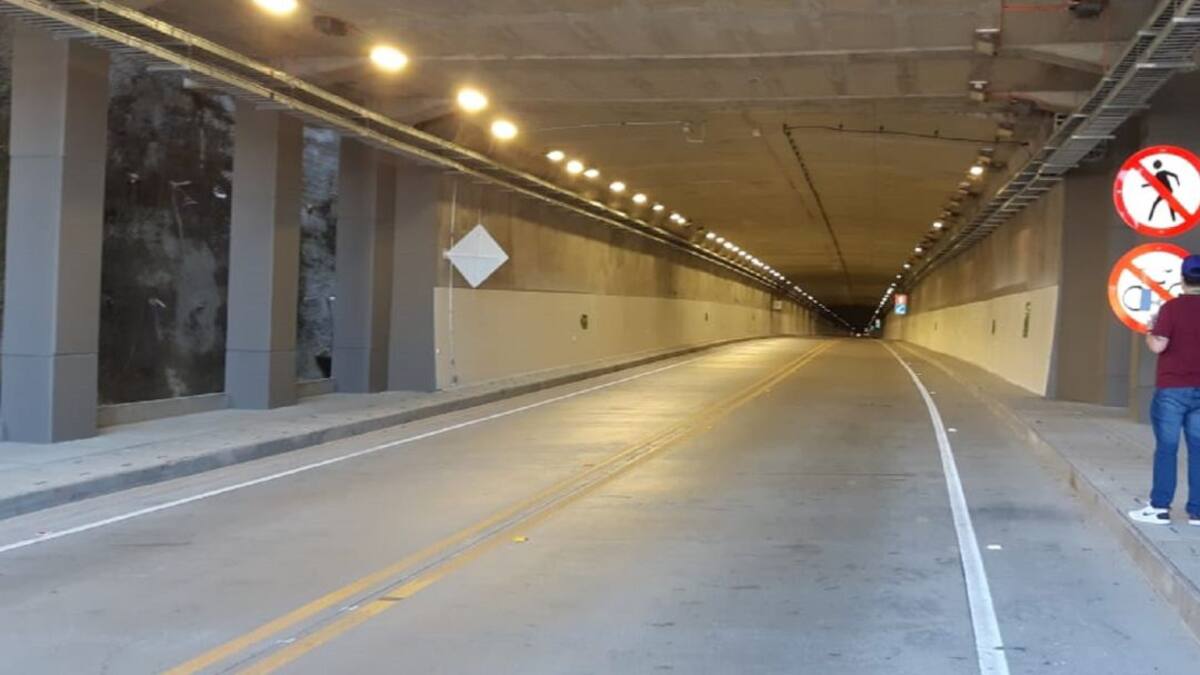 Tunel Tesalia está listo para entrar en funcionamiento