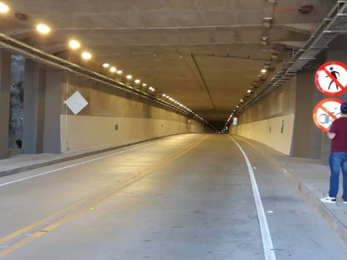 Tunel Tesalia está listo para entrar en funcionamiento