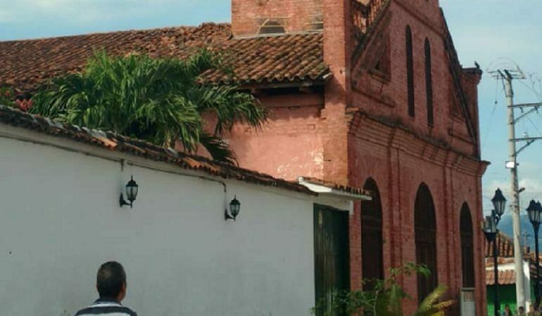 El lugar es la antigua iglesia del municipio de Ambalema.