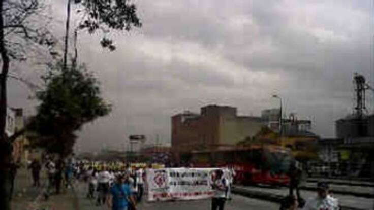 Comerciantes de San Andresito protestan por la ley contra robo de celulares