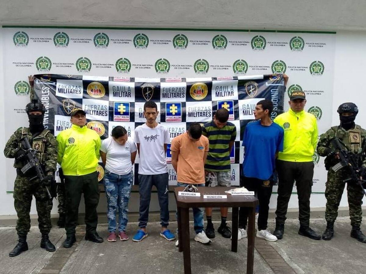 'Los Churros' quedaron tras las rejas en el Tolima