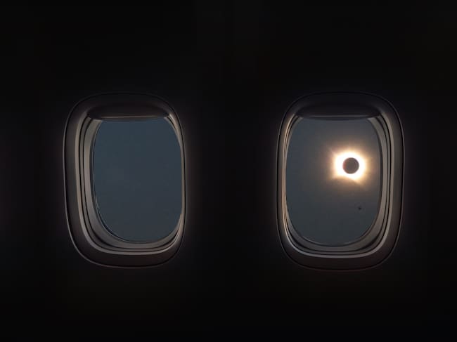 Eclipse solar total de este 12 de agosto. Fotos: Getty Images.