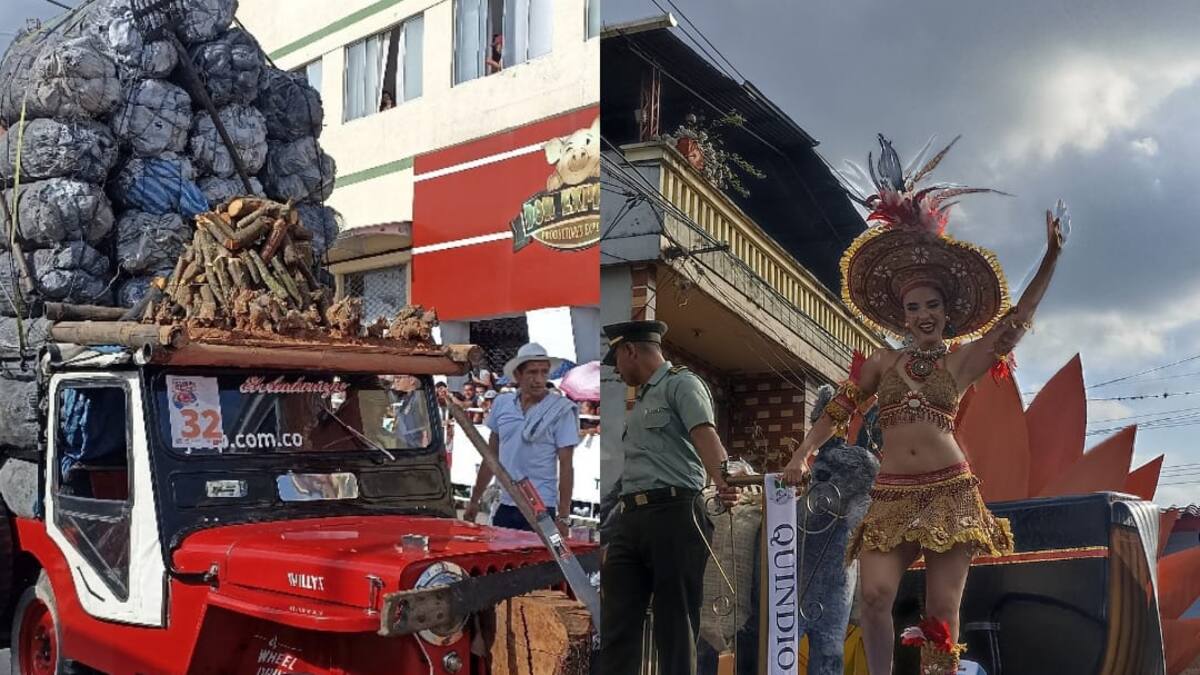 Sebastián Ramos, alcalde de Calarcá y el desfile del Yipao