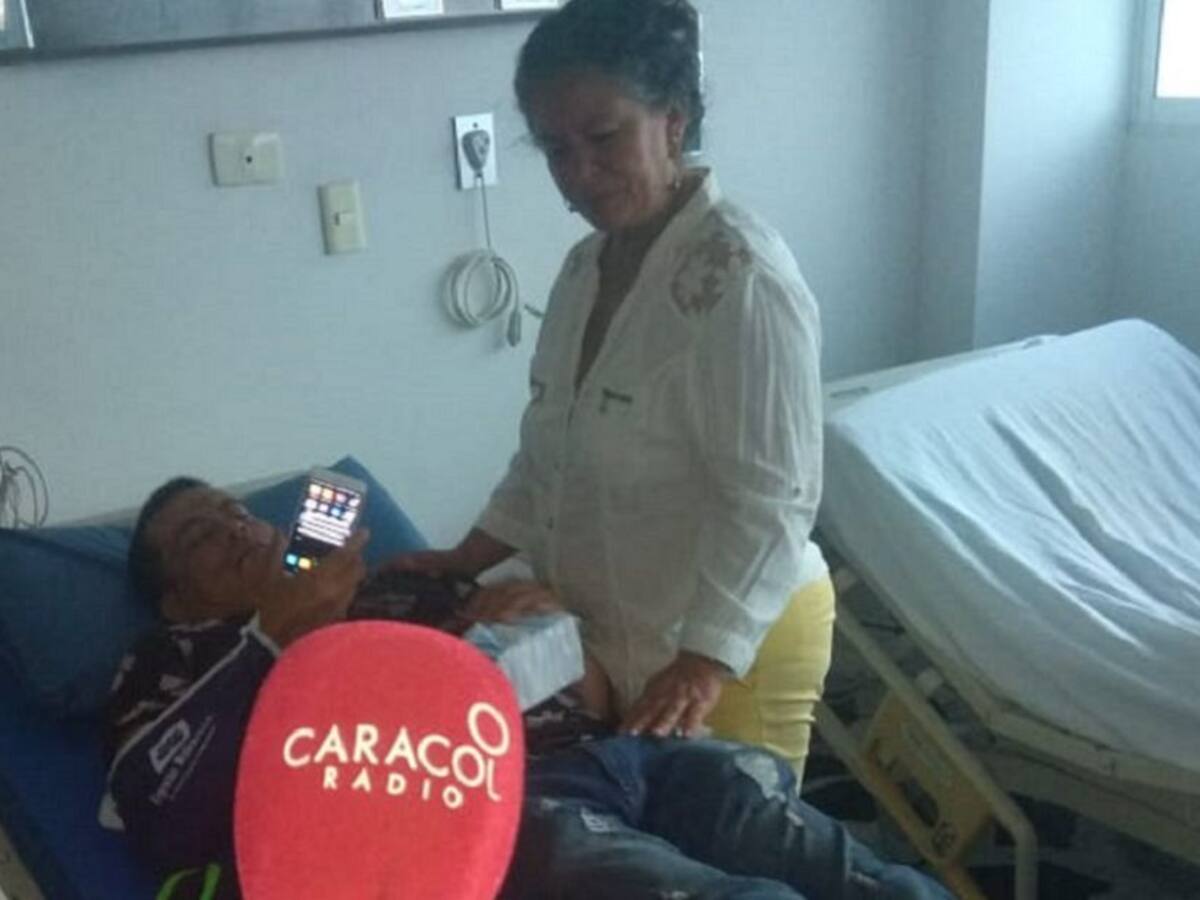 "Salí por la ventana del bus y vi a mi hijo sin vida tendido boca abajo”
