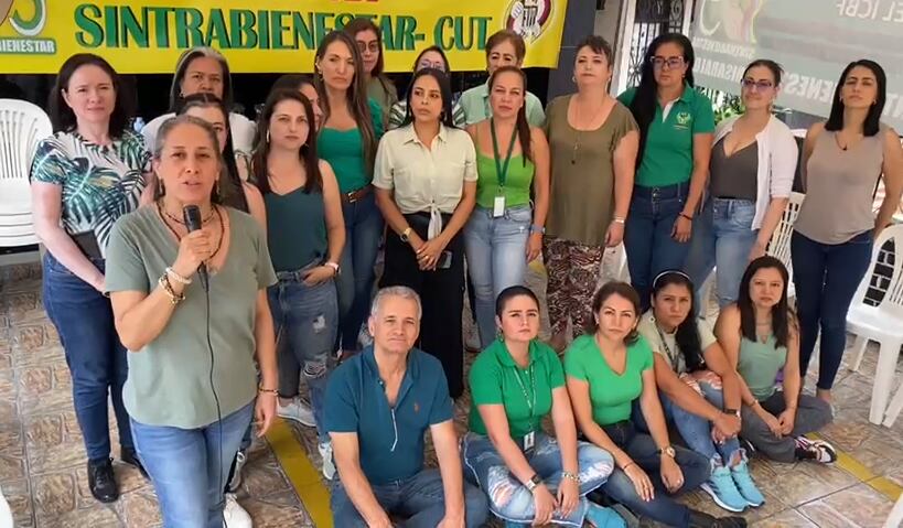 Imagen suministrada por Sintrabienestar Dosquebradas.