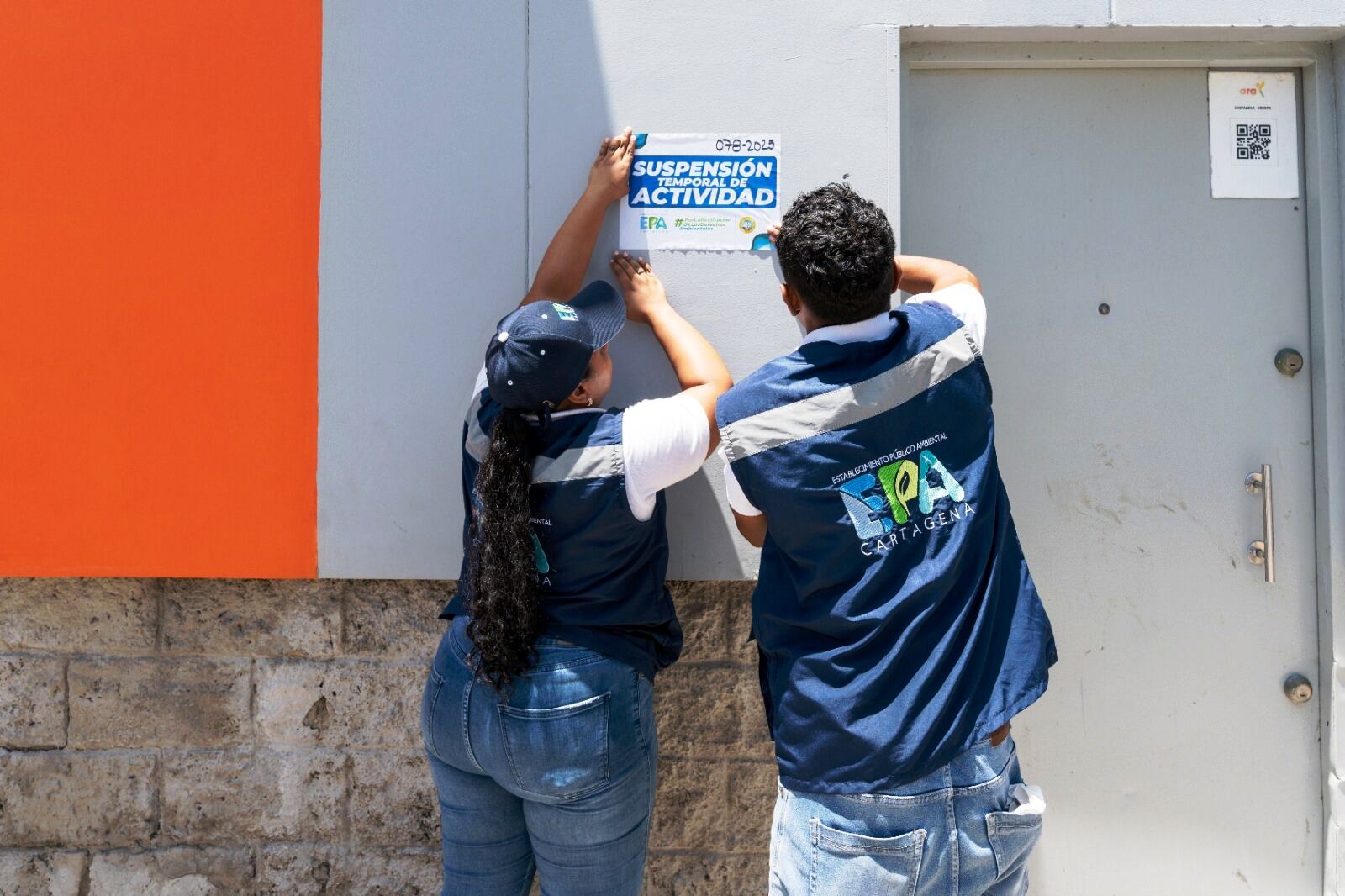 12 medidas preventivas a establecimientos comerciales y obras de construcción en Cartagena