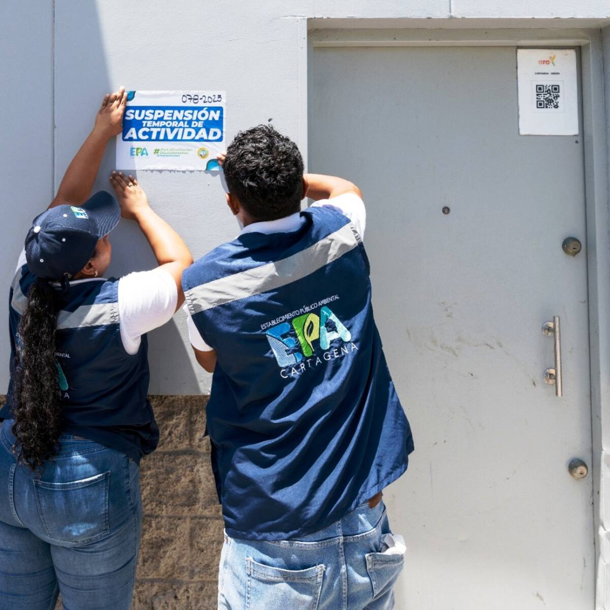 12 medidas preventivas a establecimientos comerciales y obras de construcción en Cartagena