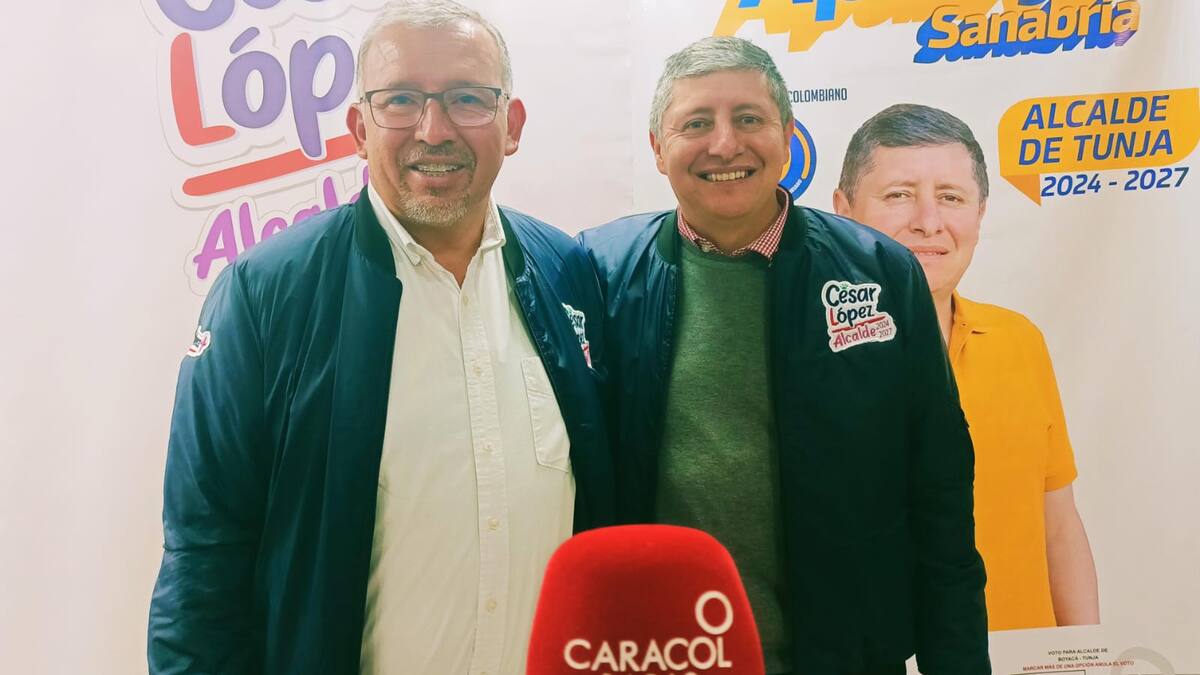 Apuleyo Sanabria se suma a la candidatura de César López a la alcaldía de Tunja