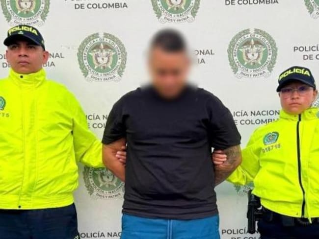 Capturado: Foto Policía Nacional