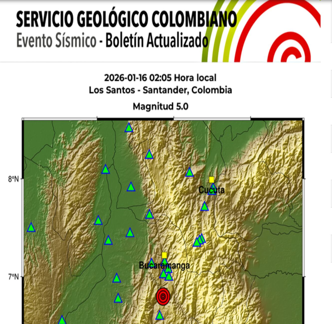Boletín Servicio Geológico Colombiano. Foto 1