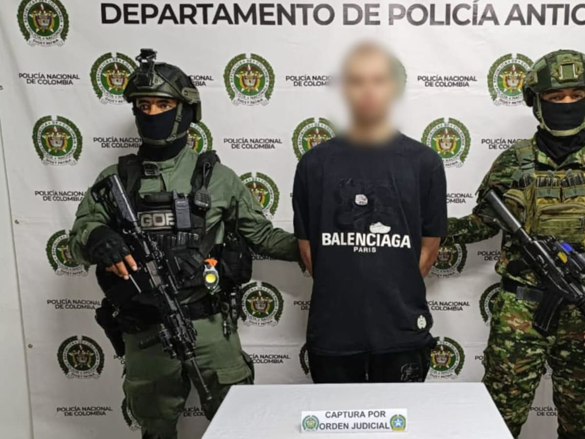 Cae en Andes integrante de “La Terraza” señalado de varios homicidios en el Suroeste antioqueño