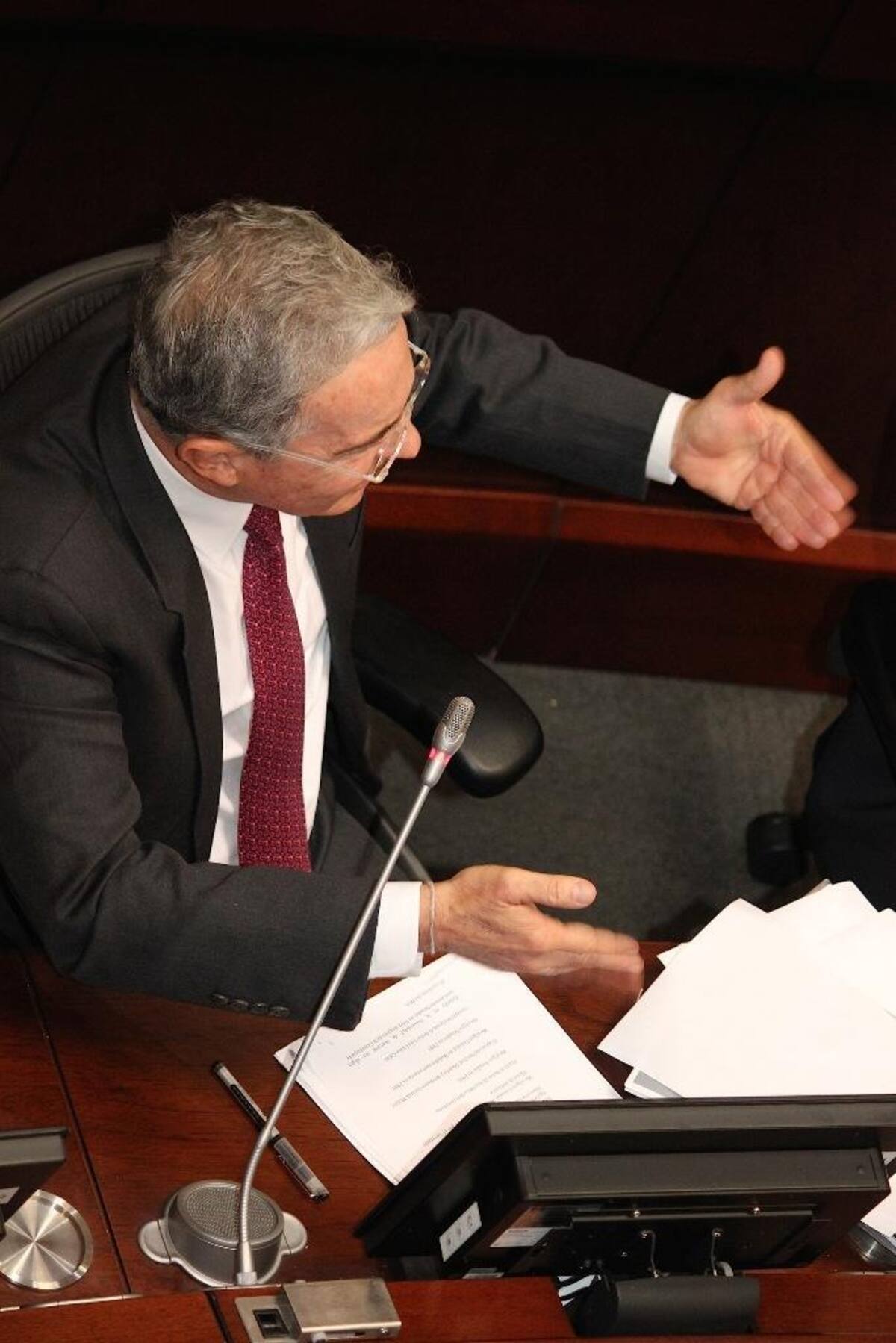 El senador del Polo Democrático Iván Cepeda fue el citante del debate en el Congreso donde pretende demostrar los nexos de Álvaro Uribe con ilegales.