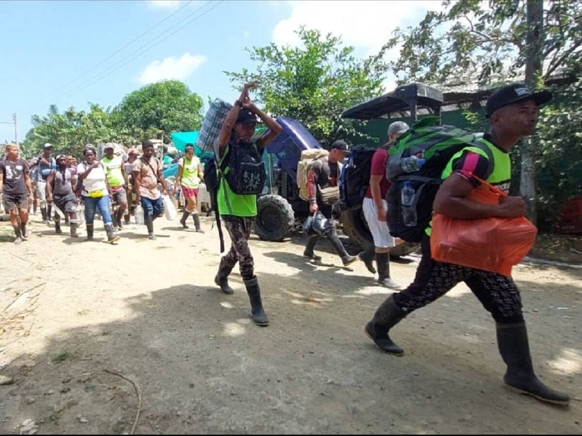 Hay preocupación en Urabá por la cantidad de migrantes varados en los municipios