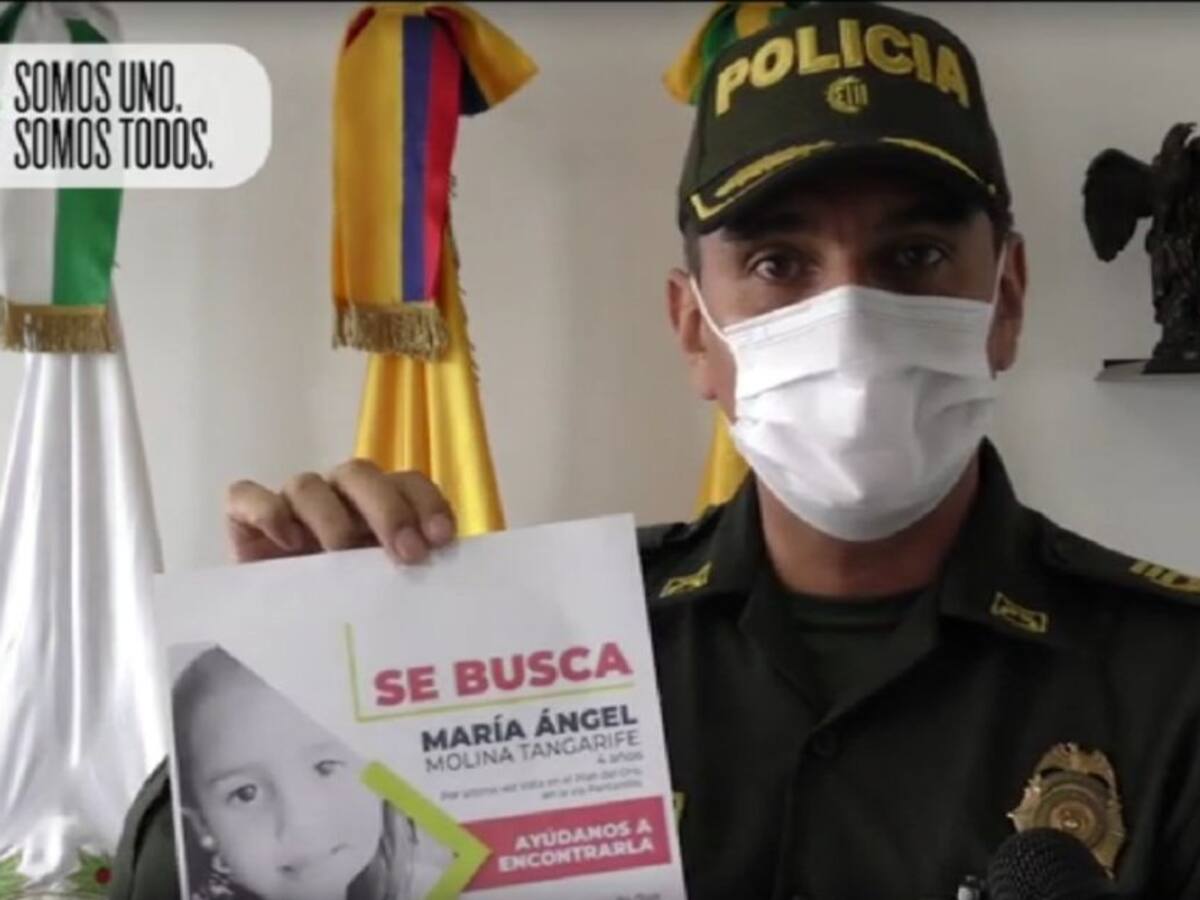 Autoridades siguen buscando a la niña de 4 años desaparecida en Aguadas