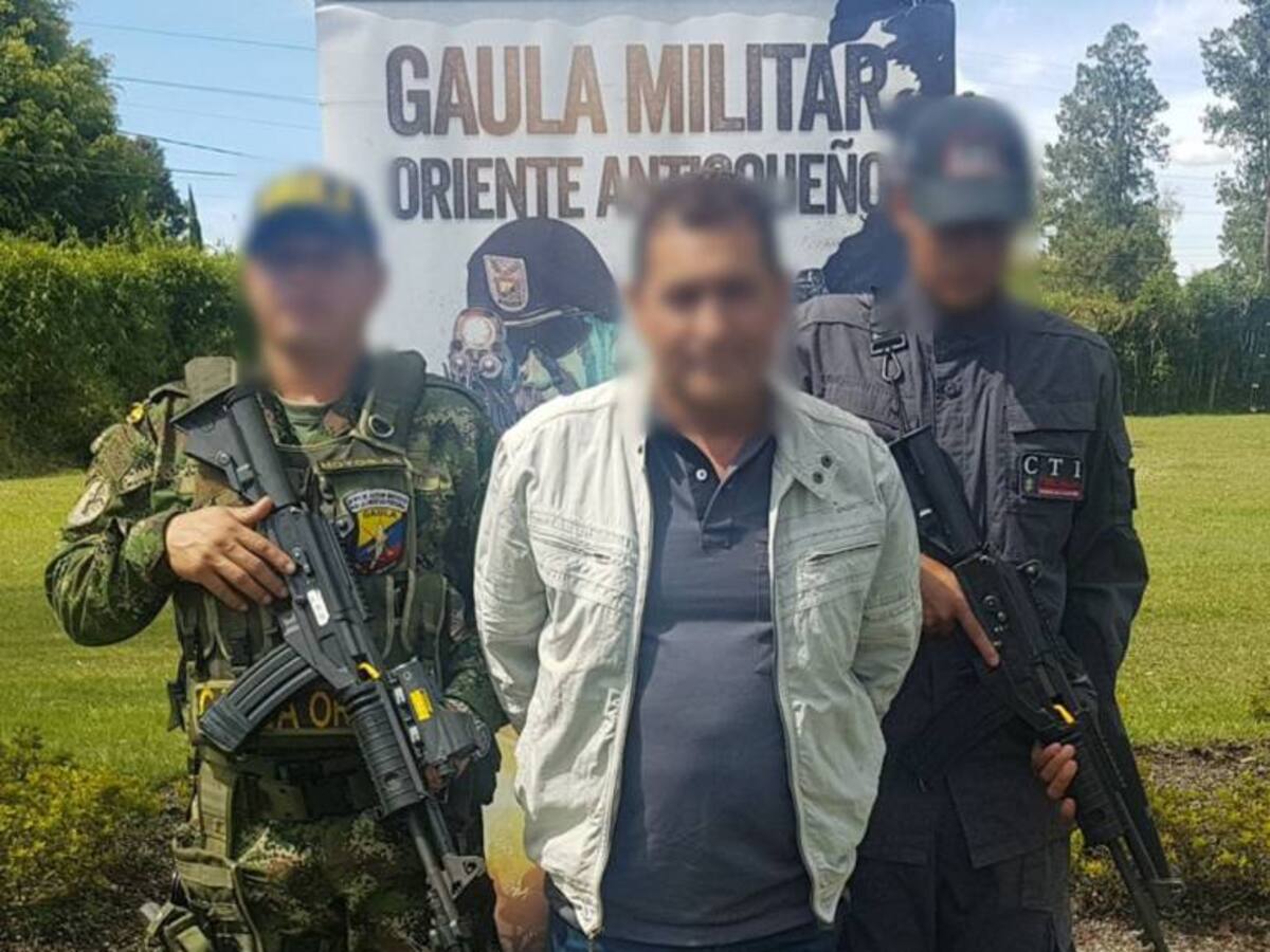 Capturan a presunto violador de una menor de 13 años en Antioquia