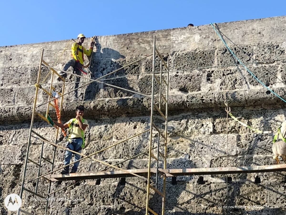 Mintrabajo suspendió intervención de ETCAR en murallas por riesgos laborales