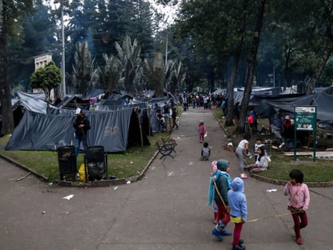 Emberas en el Parque Nacional.