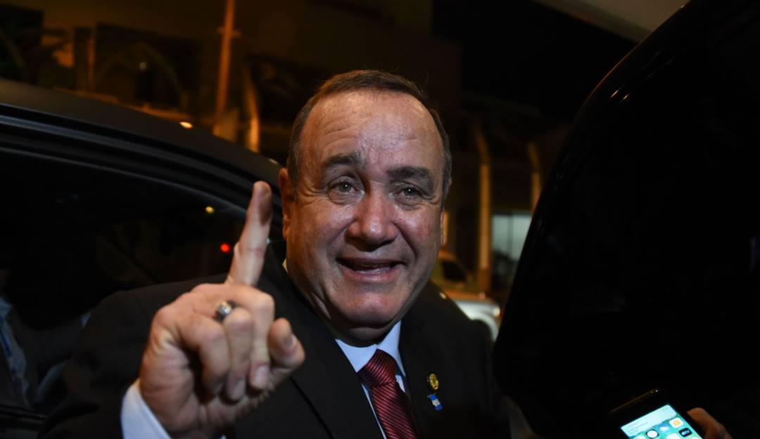 El presidente de Guatemala, Alejandro Giammattei.                 Foto: Getty 