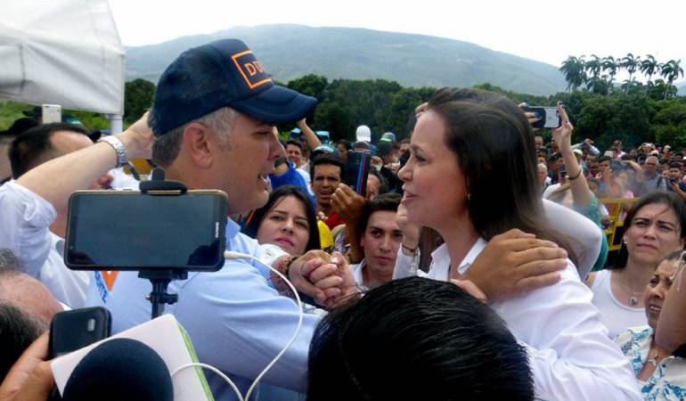 Iván Duque- María Corina Machado 
