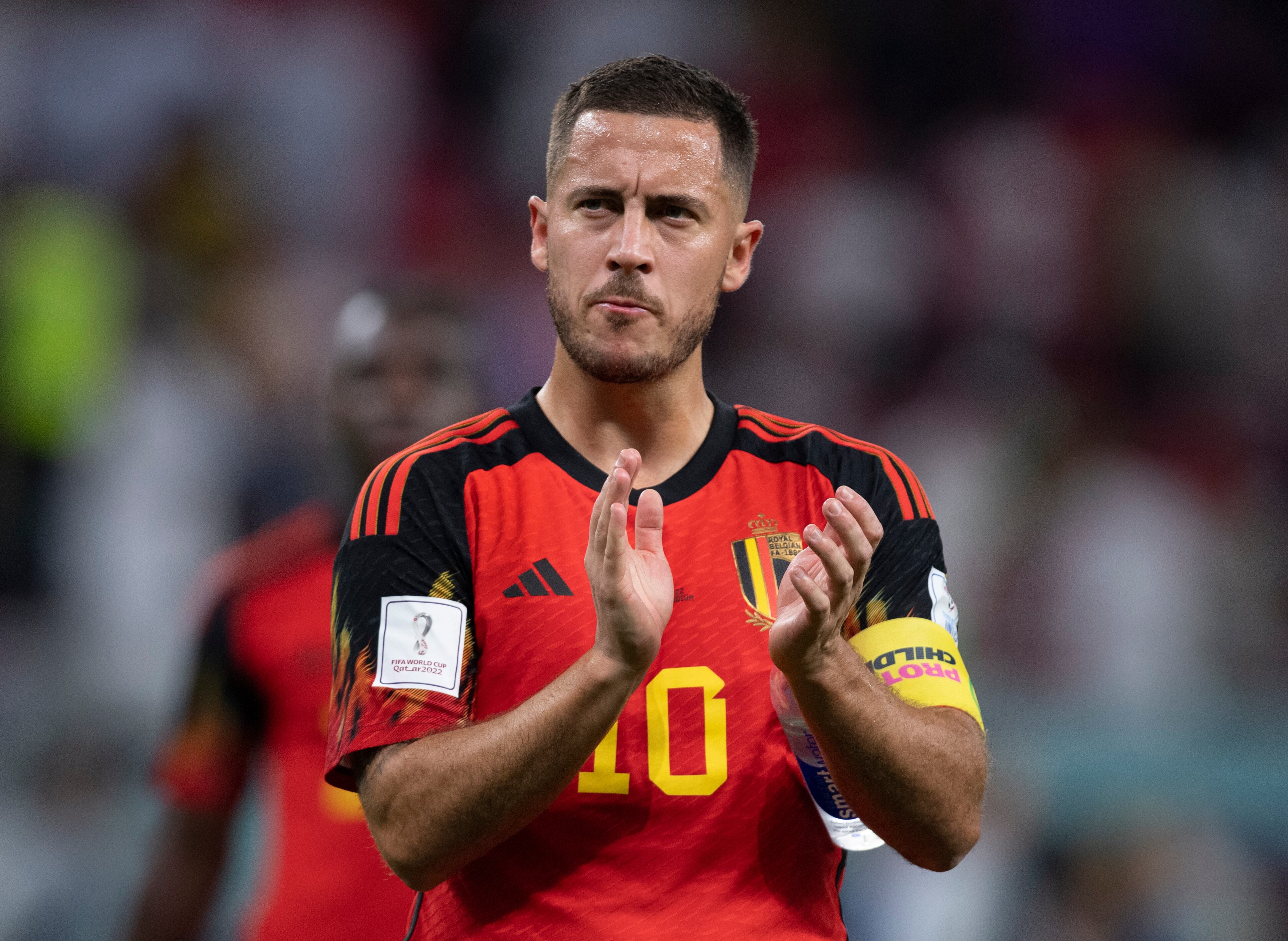 Eden Hazard durante su última Copa del Mundo con Bélgica en Qatar 2022. (Photo by Visionhaus/Getty Images)