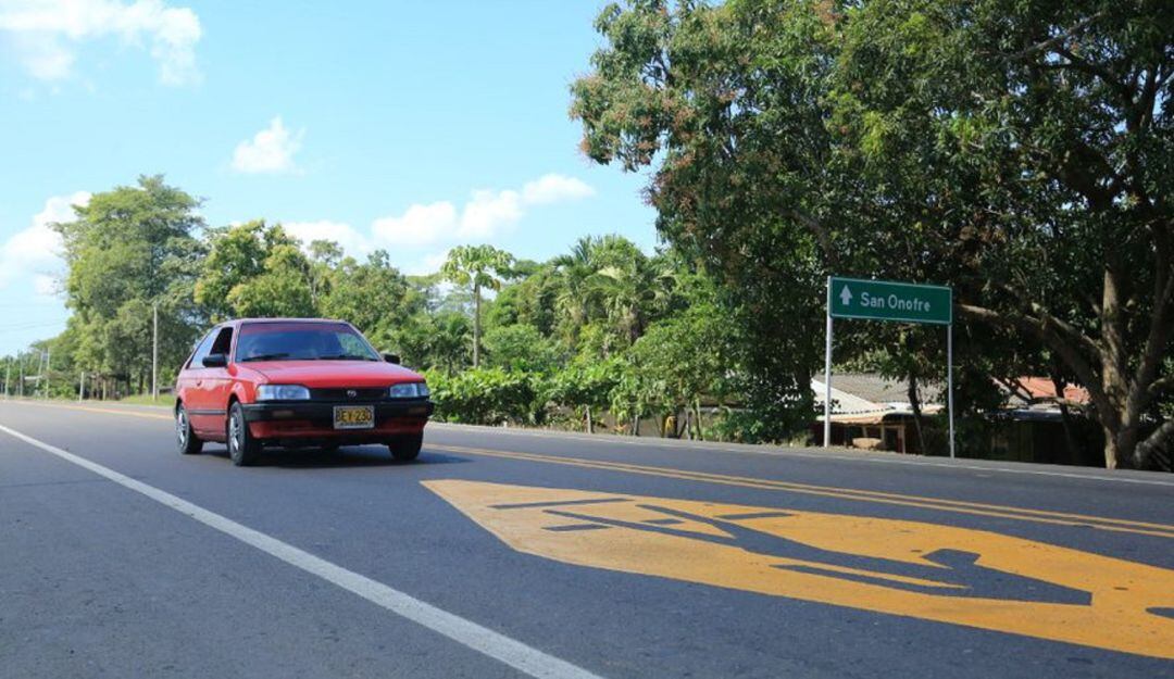 Duque entrega en San Onofre obra vial de la concesión Antioquia-Bolívar