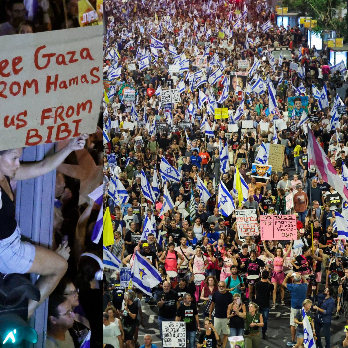 Israel: sindicatos convocan huelga general para exigir acuerdo para liberar rehenes