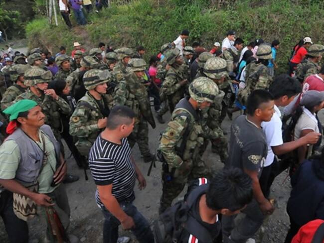 Ejercitó confirma retención de 30 militares en Cauca