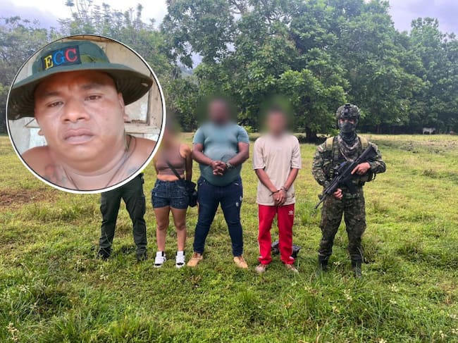 Capturado segundo cabecilla del Clan del Golfo en Tarazá- foto cortesía