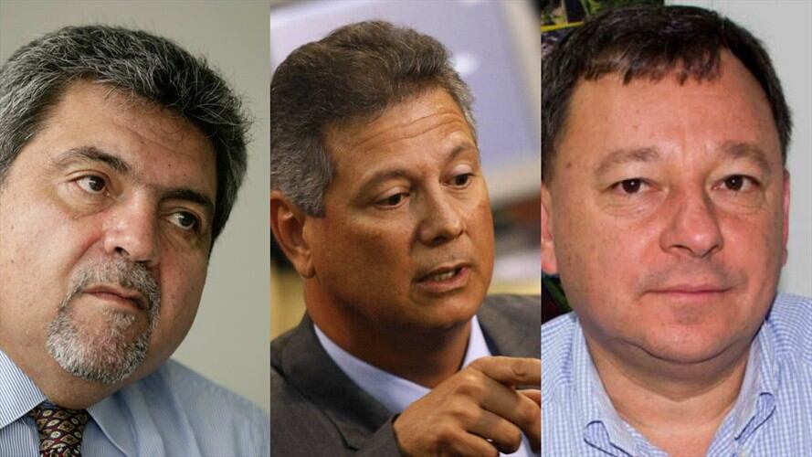 Plinio Olano, Antonio Guerra y Ciro Rodríguez se refirieron a la compulsa de copias del ente acusador a la Corte Suprema de Justicia por caso Odebrecht. Foto: Colprensa