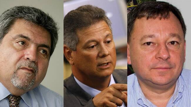 Plinio Olano, Antonio Guerra y Ciro Rodríguez se refirieron a la compulsa de copias del ente acusador a la Corte Suprema de Justicia por caso Odebrecht. Foto: Colprensa