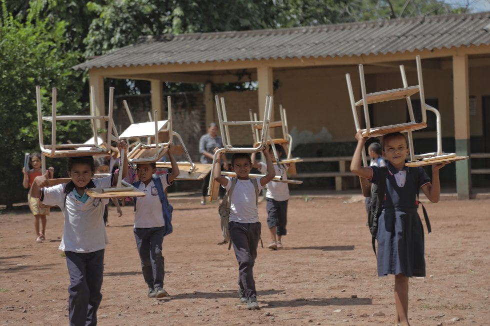 Escuelas rurales del país podrían afectarse por la ocurrencia del Fenómeno de La Niña.