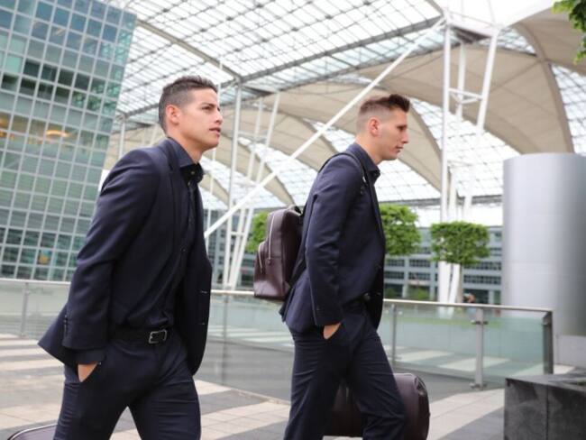 James y el Bayern ya se encuentran en Madrid para la semifinal de vuelta