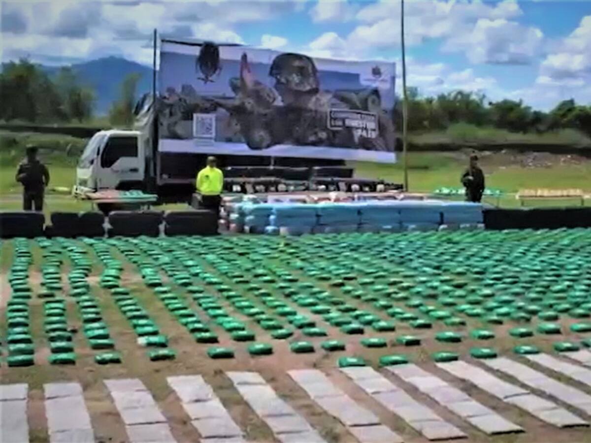 Incautan cinco toneladas de marihuana en el norte del Cauca