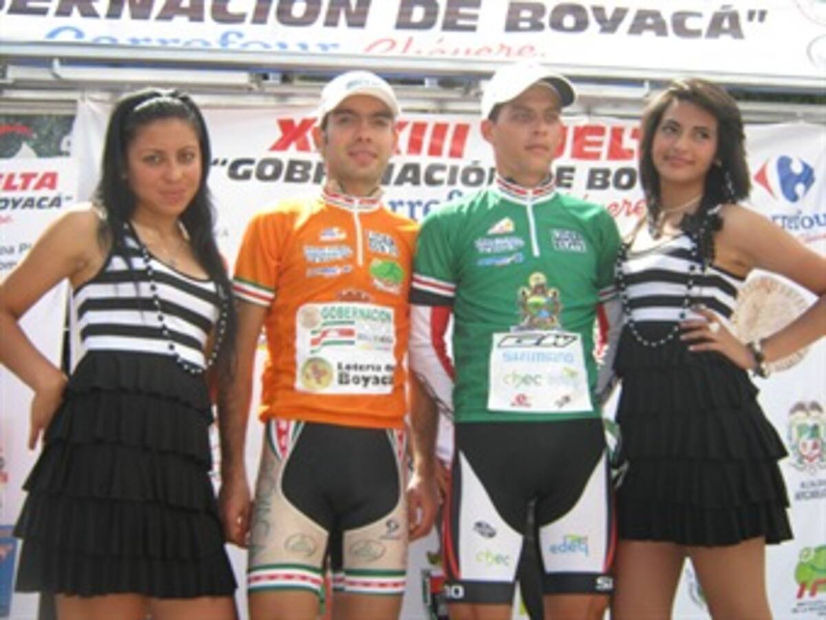 El Mexicano Ignacio Sarabia ganó hoy en la Vuelta a Boyacá y Oscar Sanchez lider general