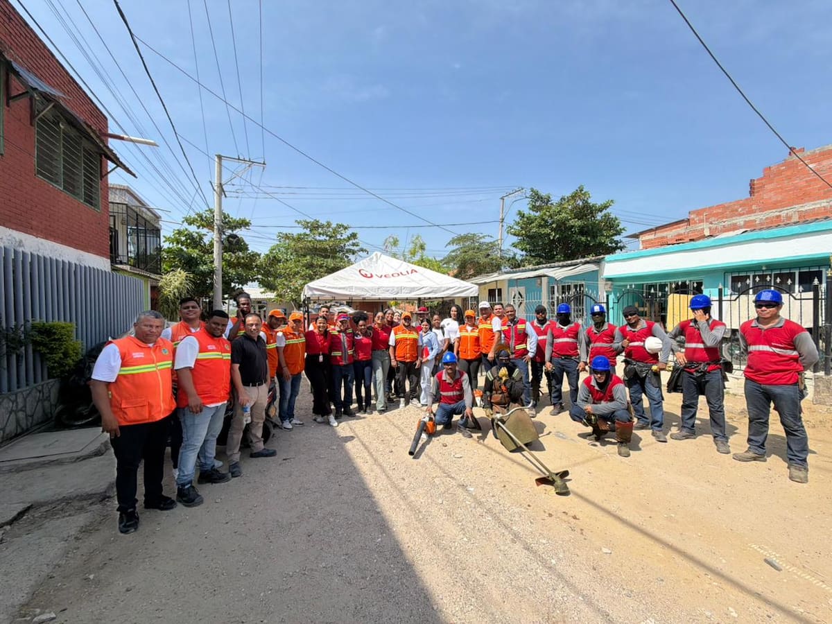 Ecotienda Sostenible de Veolia en el barrio Nelson Mandela sector Las Vegas