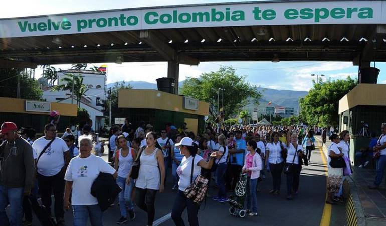 Ingreso a territorio colombiano.
