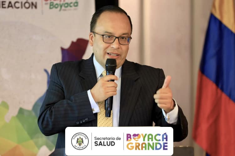 Óscar Manuel Jiménez Espinoza, secretario de Salud de Boyacá / Foto: Gobernación de Boyacá